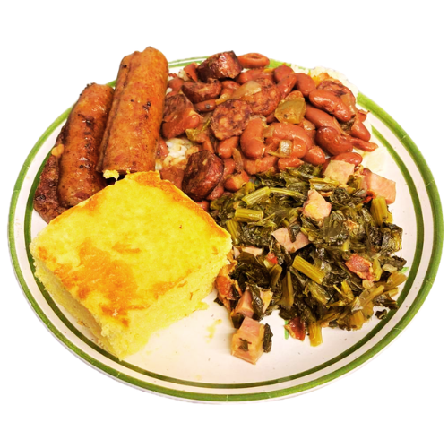monday lunch (red beans and rice with sausage $8.99