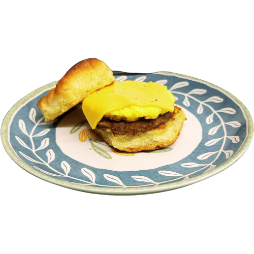 sausage egg cheese biscuit $3.99