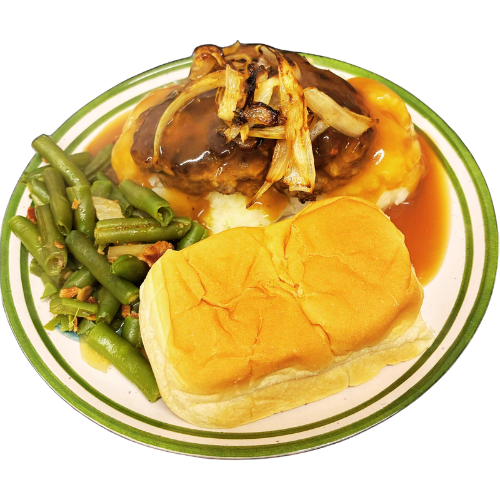 thursday lunch hamburger steak $8.99